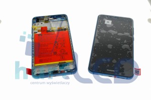 HUAWEI P10 LITE LCD RAMKA BATERIA 100% ORYGINAŁ NIEBIESKI