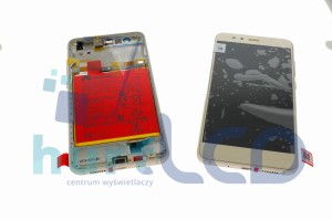 HUAWEI P10 LITE LCD RAMKA BATERIA 100% ORYGINAŁ ZŁOTY