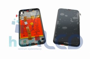 HUAWEI P20 LITE LCD RAMKA BATERIA 100% ORYGINAŁ CZARNY