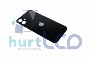 OBUDOWA TYŁ KLAPKA IPHONE 12 BIG HOLE CZARNY