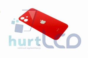 OBUDOWA TYŁ KLAPKA IPHONE 12 BIG HOLE CZERWONY
