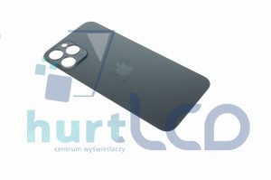 OBUDOWA TYŁ KLAPKA IPHONE 12 PRO MAX BIG HOLE CZARNY