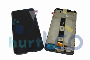XIAOMI REDMI 9A 9C LCD RAMKA 100% ORYGINAŁ CZARNY