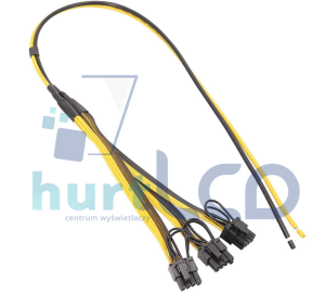 KABEL PRZEWÓD 3x 8PIN GPU 12 AWG KOPARKA KRYPTO 