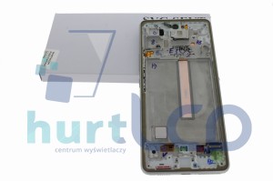 Wyświetlacz SAMSUNG A53 5G SM-A536 F LCD 100% ORYGINAŁ BIAŁY