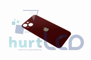 OBUDOWA TYŁ KLAPKA IPHONE 13 BIG HOLE CZERWONY