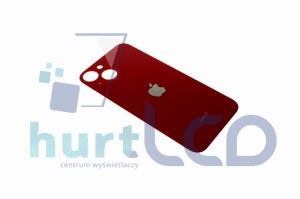 OBUDOWA TYŁ KLAPKA IPHONE 14 BIG HOLE CZERWONY