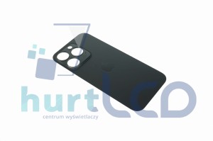 OBUDOWA TYŁ KLAPKA IPHONE 14 PRO BIG HOLE CZARNY