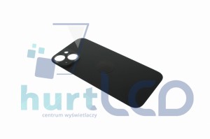 OBUDOWA TYŁ KLAPKA IPHONE 15 BIG HOLE CZARNA