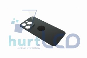 OBUDOWA TYŁ KLAPKA IPHONE 15 PRO BIG HOLE CZARNA