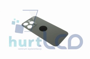 OBUDOWA TYŁ KLAPKA IPHONE 15 PRO BIG HOLE SZARA