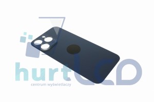 OBUDOWA TYŁ KLAPKA IPHONE 15 PRO MAX BIG HOLE NIEBIESKI