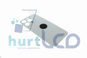 OBUDOWA TYŁ KLAPKA IPHONE 15 PRO MAX BIG HOLE TYTAN BIAŁY