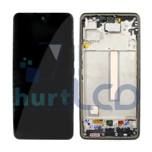 SAMSUNG A53 5G A536 WYŚWIETLACZ OLED LCD DOTYK RAMKA CZARNY