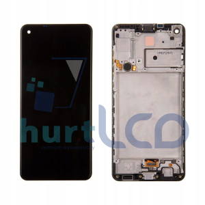 SAMSUNG A52 A525 WYŚWIETLACZ RAMKA LCD DOTYK CZARNY OLED