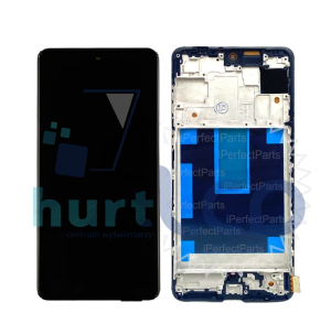 SAMSUNG M55 SM-M556 WYŚWIETLACZ OLED RAMKA LCD DOTYK EKRAN DOTYK