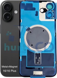 PEŁNA OBUDOWA TYŁ KLAPKA IPHONE 16  CZARNY