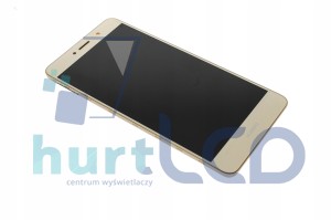 HUAWEI Y7 2017 TRT-LX1 EKRAN LCD +DOTYK RAMKA ZŁOTY