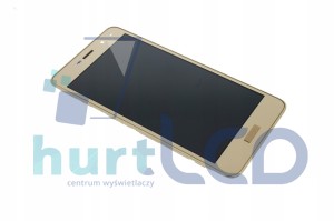 HUAWEI Y6 2017 MYA-L03 EKRAN LCD +DOTYK RAMKA ZŁOTY
