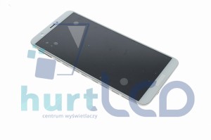 HUAWEI P SMART FIG-LX1, FIG-LX2, FIG-LX3, FIG-LA1 EKRAN LCD +DOTYK RAMKA  BIAŁY