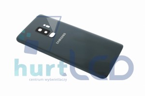 TYŁ KLAPKA BATERII SAMSUNG S9+ PLUS G965 SZKŁO APARATU CZARNY