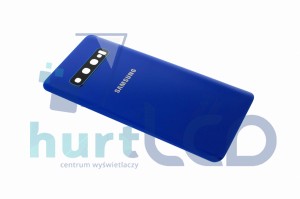 OBUDOWA TYŁ KLAPKA SAMSUNG S10 G973 SZKŁO APARATU NIEBIESKI 