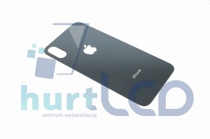OBUDOWA TYŁ KLAPKA IPHONE X 10 BIG HOLE CZARNY