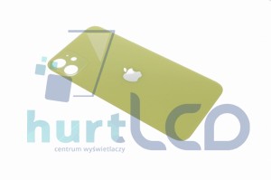 OBUDOWA TYŁ KLAPKA IPHONE 11 BIG HOLE ŻÓŁTY