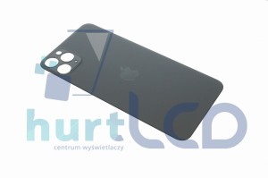 OBUDOWA TYŁ KLAPKA IPHONE 11 PRO MAX BIG HOLE CZARNY