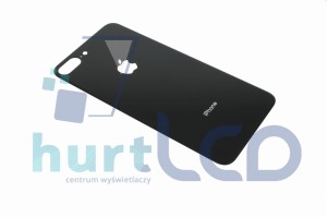 OBUDOWA TYŁ KLAPKA IPHONE 8 PLUS BIG HOLE CZARNY