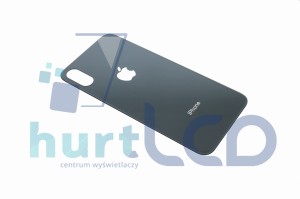 OBUDOWA TYŁ KLAPKA IPHONE XS BIG HOLE CZARNY