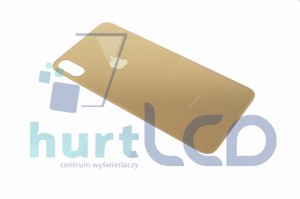 OBUDOWA TYŁ KLAPKA IPHONE XS MAX BIG HOLE ZŁOTY